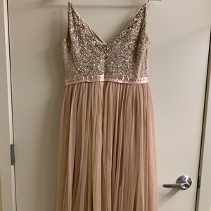 BHLDN AVERY DRESS - BLUSH